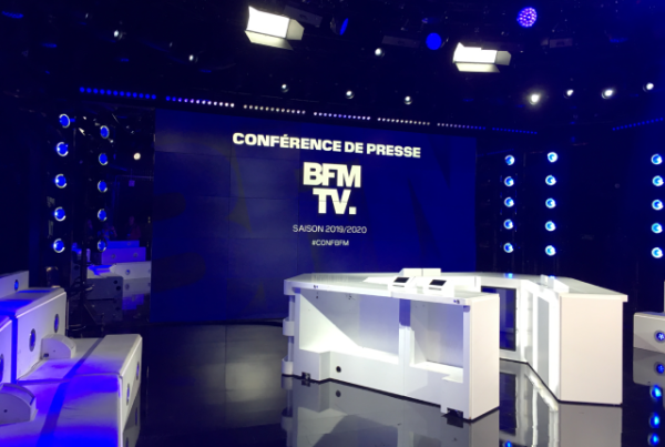 Plateaux TV et studios pour BFM-TV et RMC
