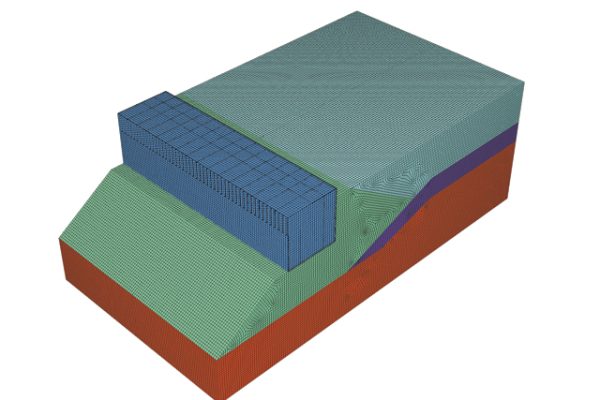 Calcul de l'effet de la houle sur les caissons Jarlan de l'Anse du Portier à Monaco Calcul de l'effet de la houle sur les caissons Jarlan de l'Anse du Portier à Monaco