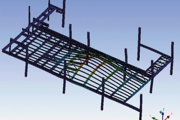 Centre de tri FEDEX - Calcul de charpente Centre de tri FEDEX - Calcul de charpente
